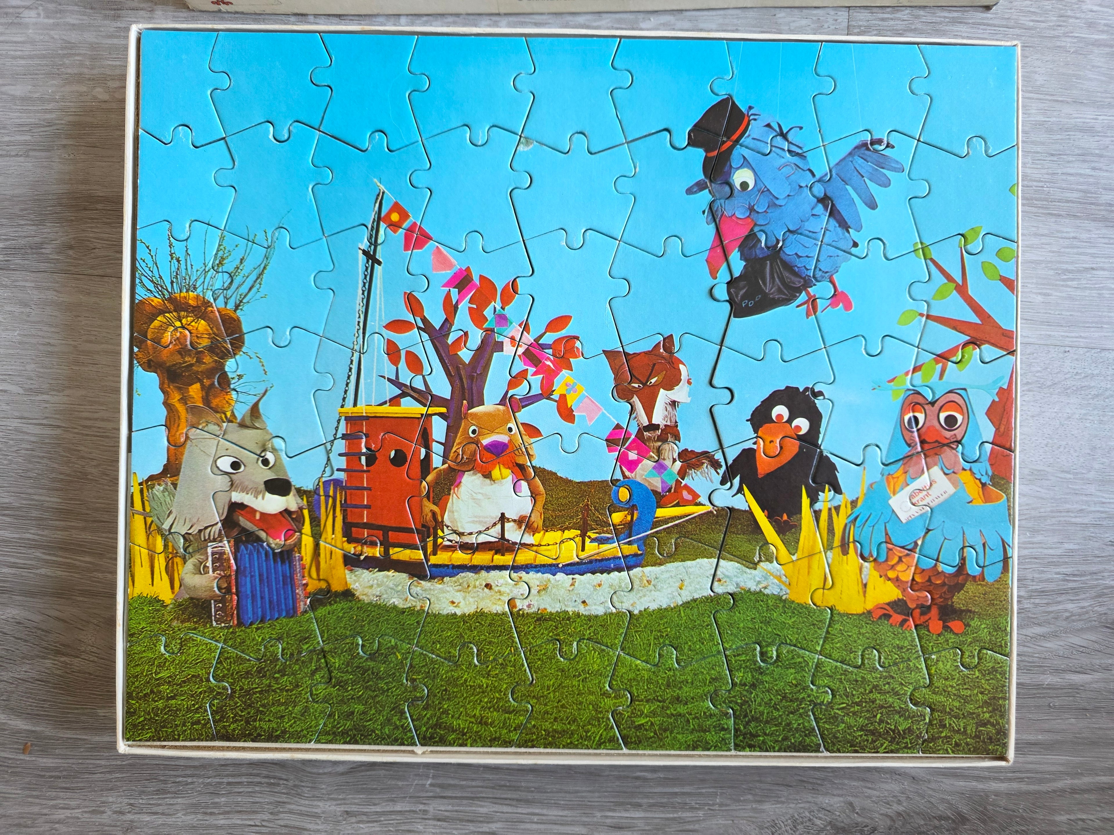 De Fabeltjeskrant puzzel met versierd bootje