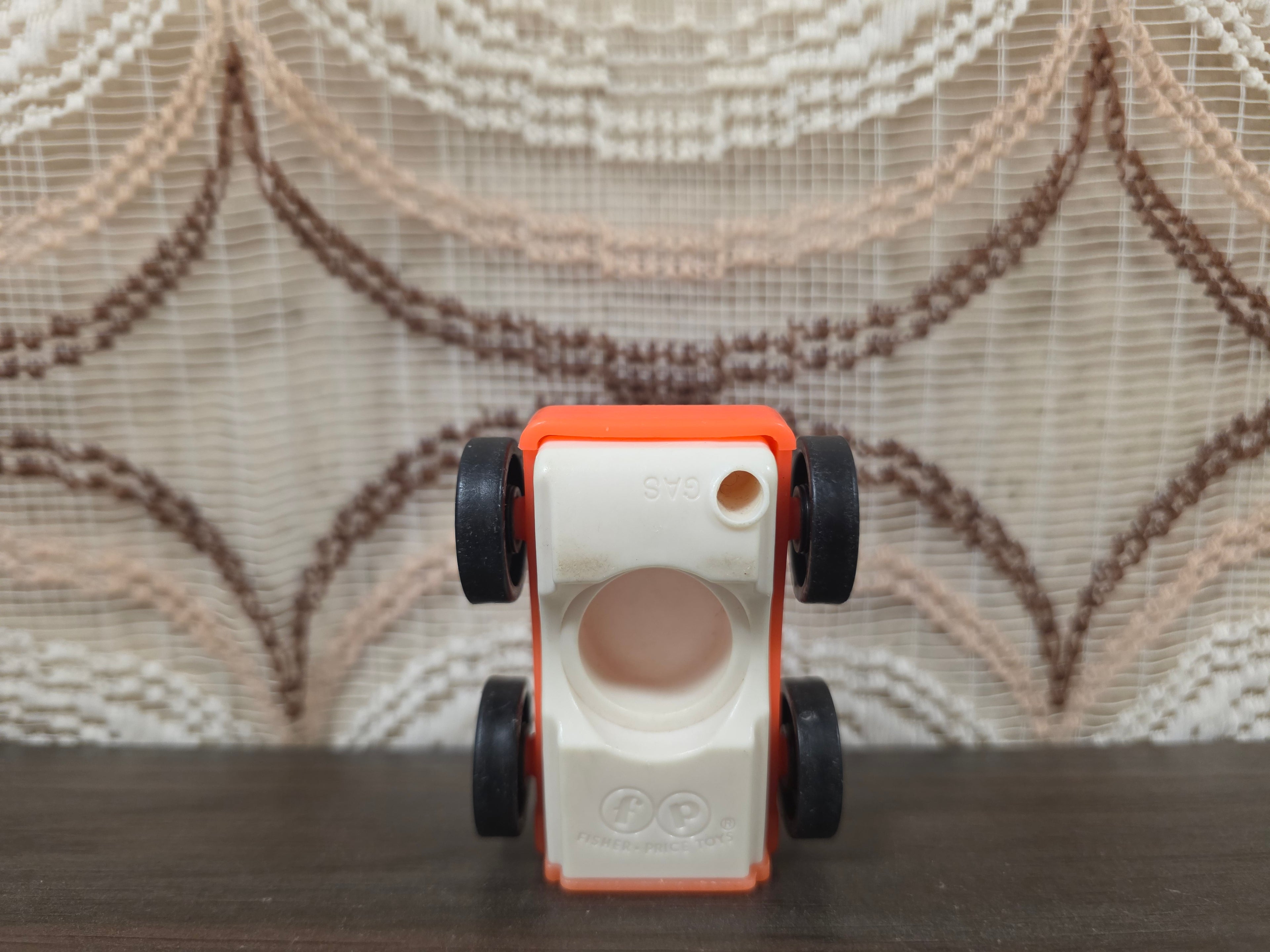 Fisher-Price auto oranje wit