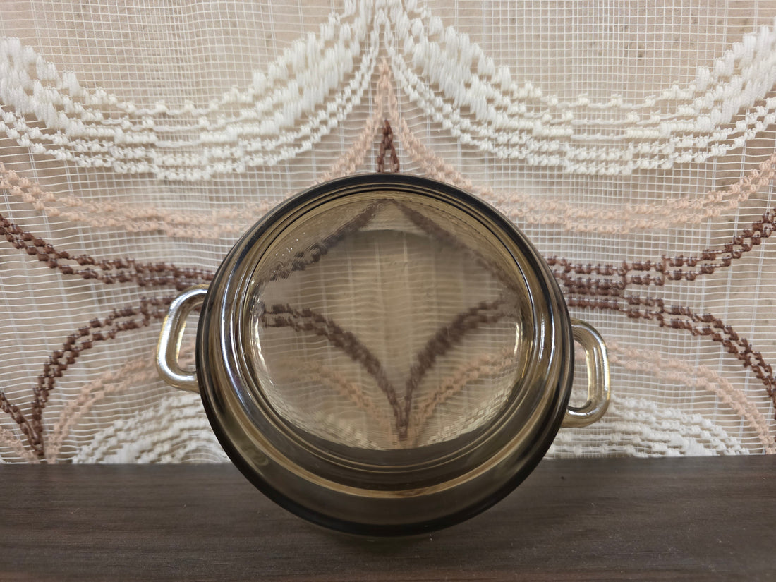 Arcoroc vintage rookglas soepkom