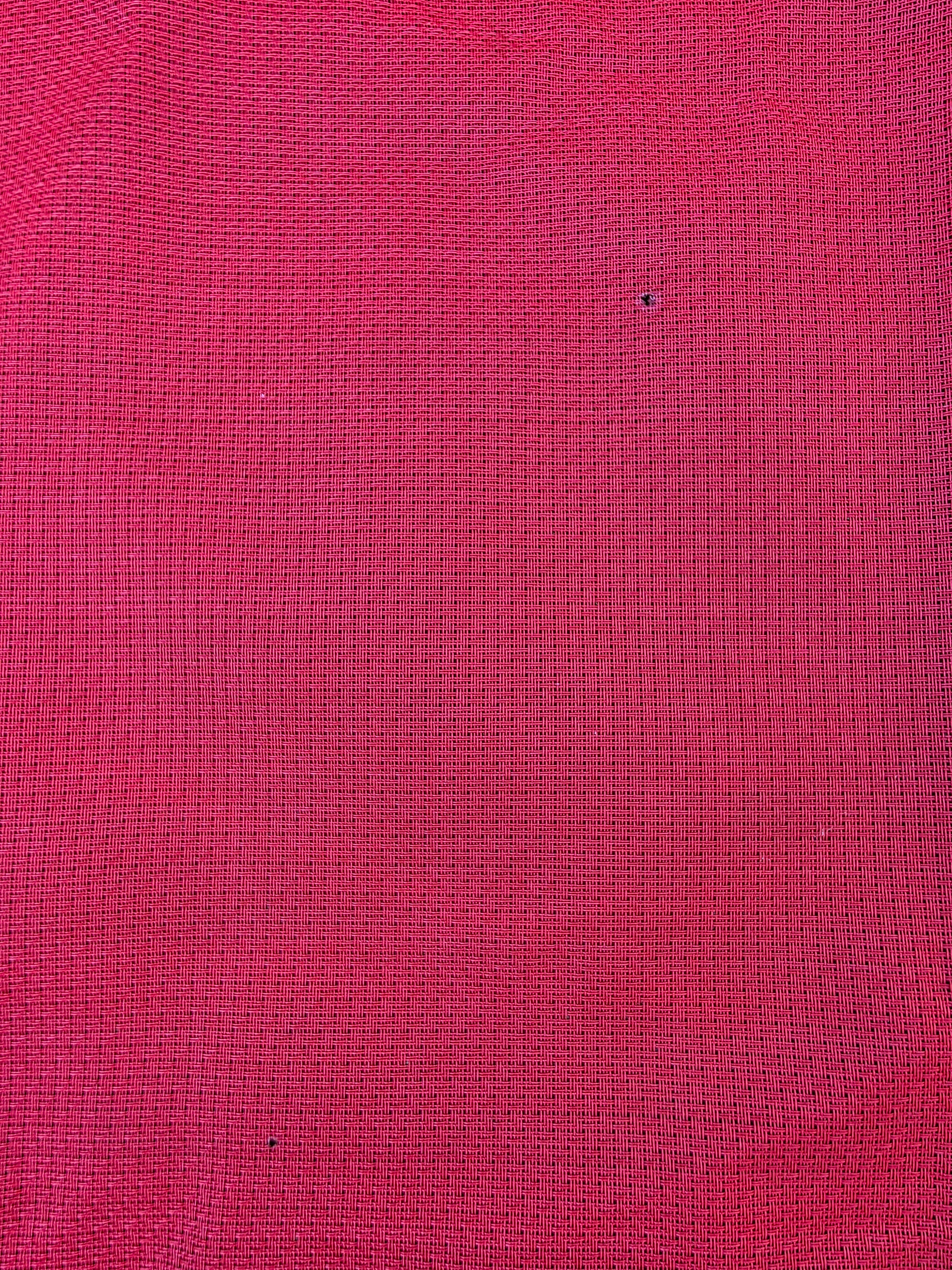 Vintage vinyl tafelkleed rood met witte sierrand