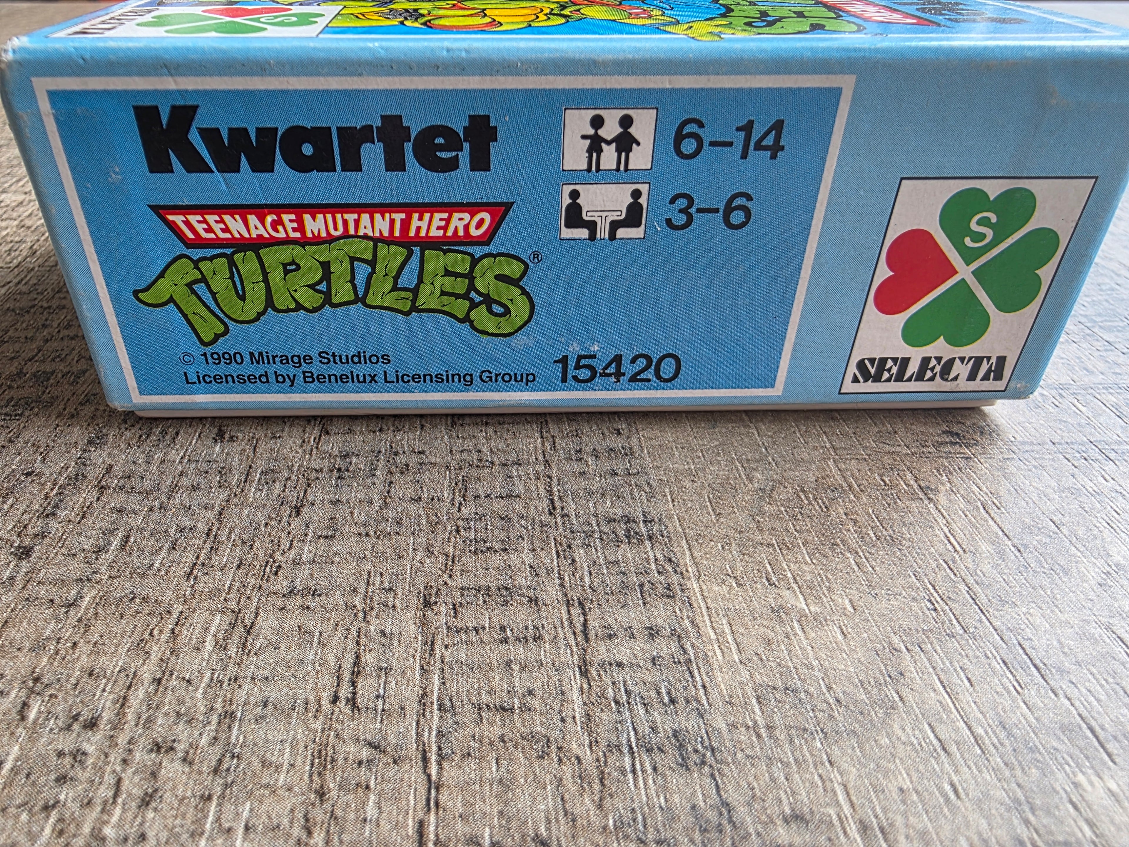 Teenage Mutant Hero Turtles kwartet Selecta 1990