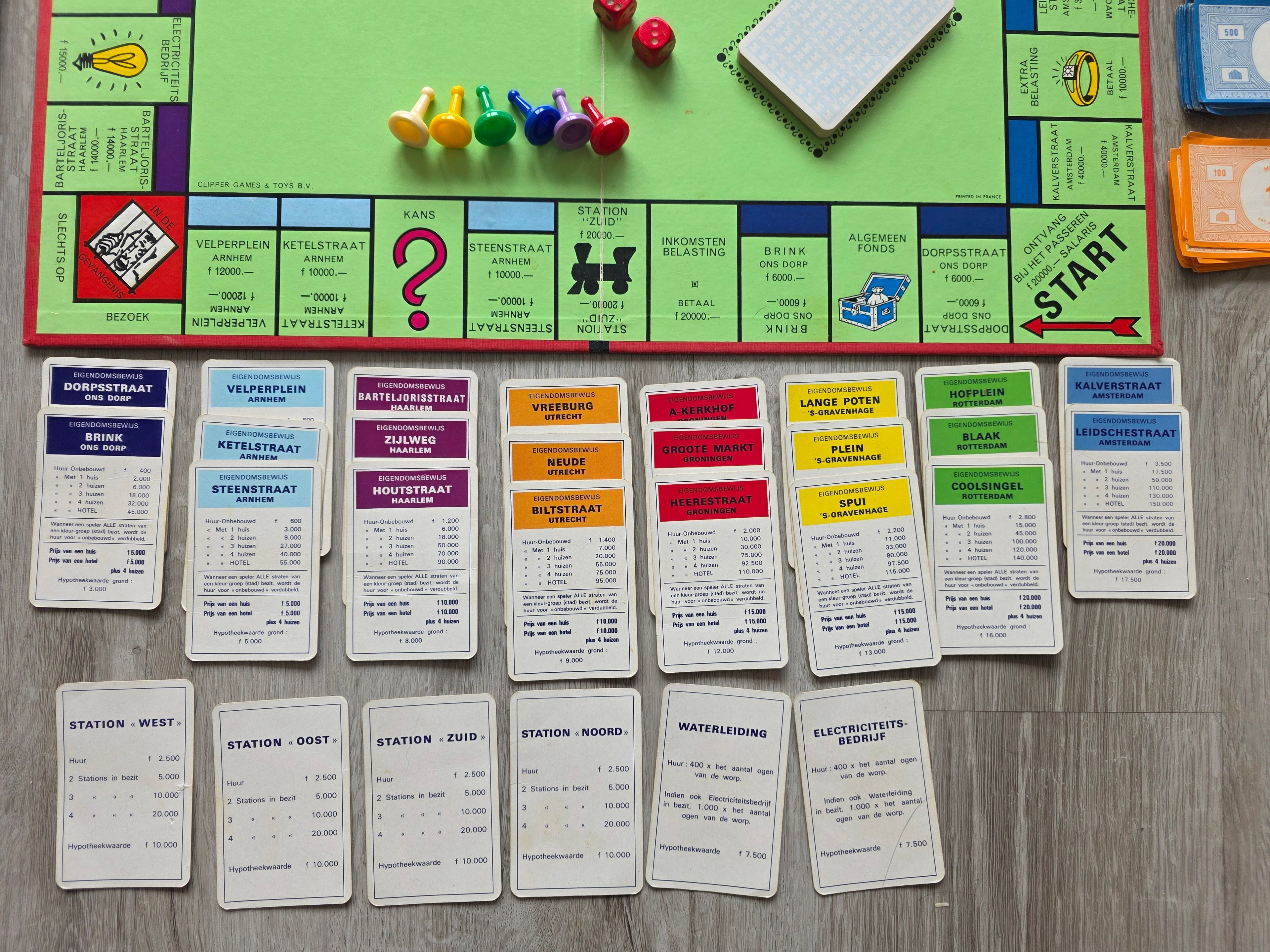 Vintage Monopoly Clipper bordspel