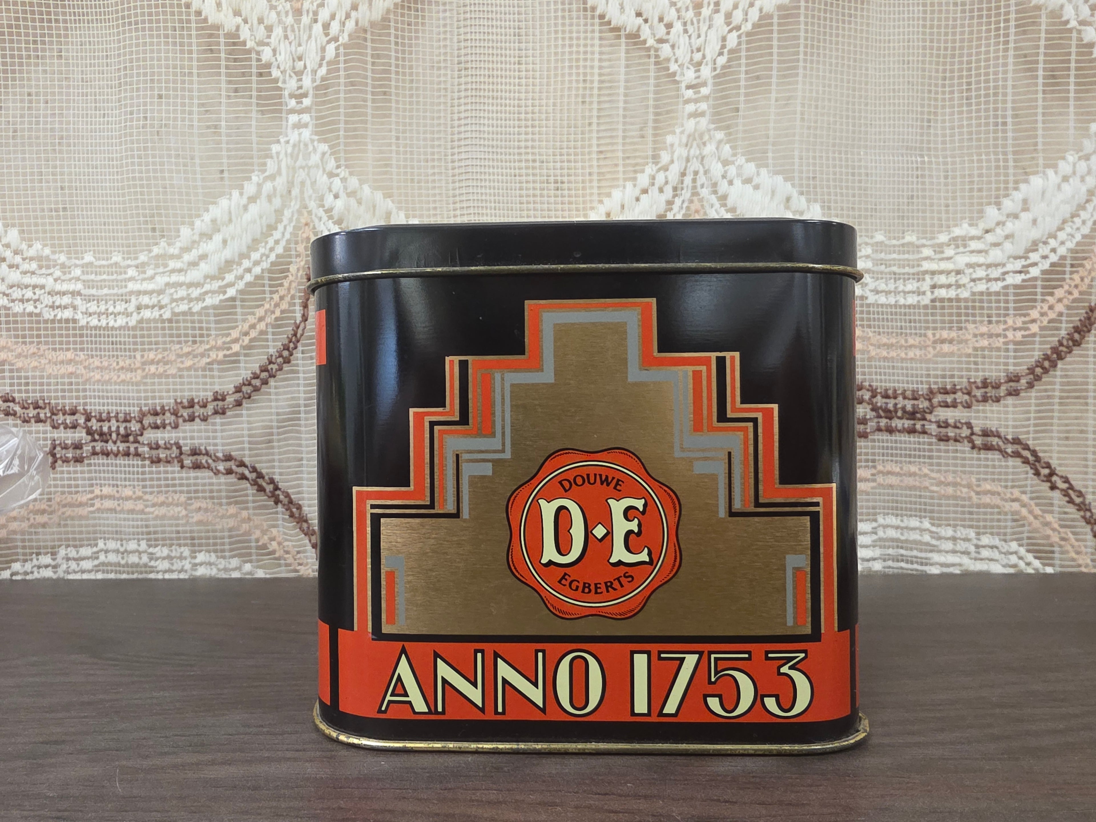 Vintage Douwe Egberts Aroma koffie blik