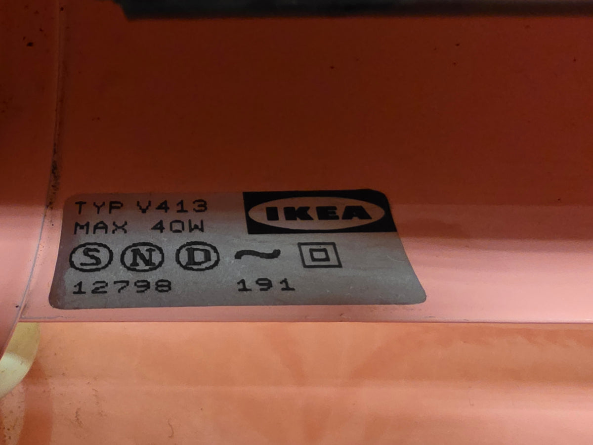 IKEA LOD wandlamp roze metaal type V413