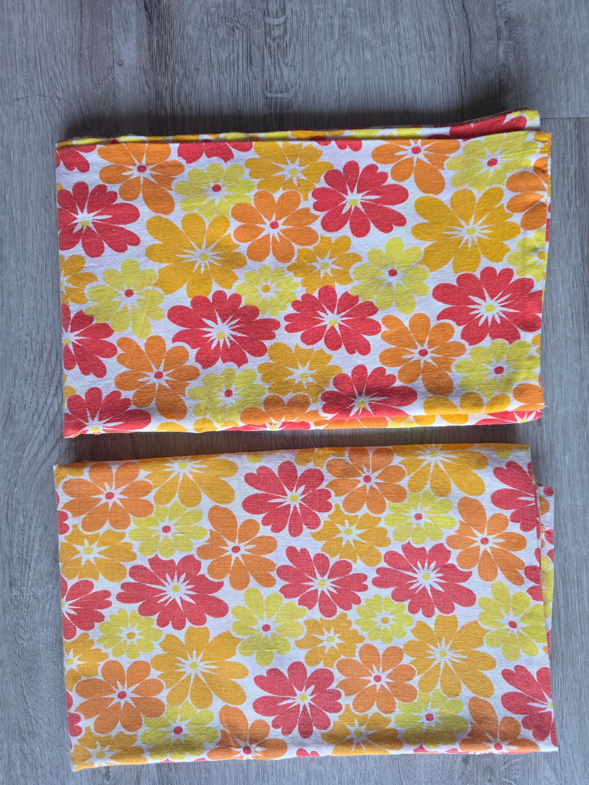 Vintage kussensloop bloemenprint 57 x 66 cm