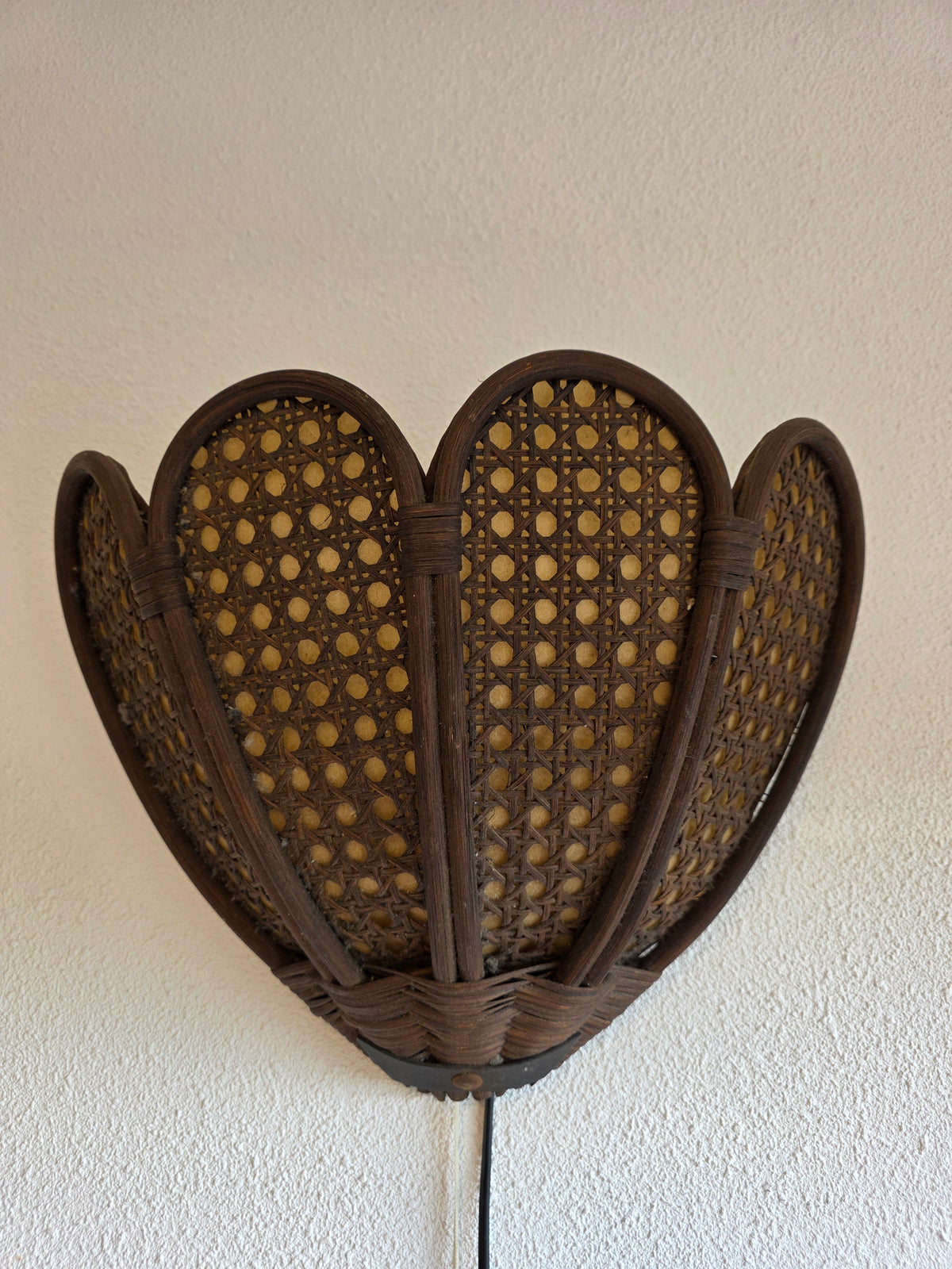 Manou webbing wandlamp jaren 70