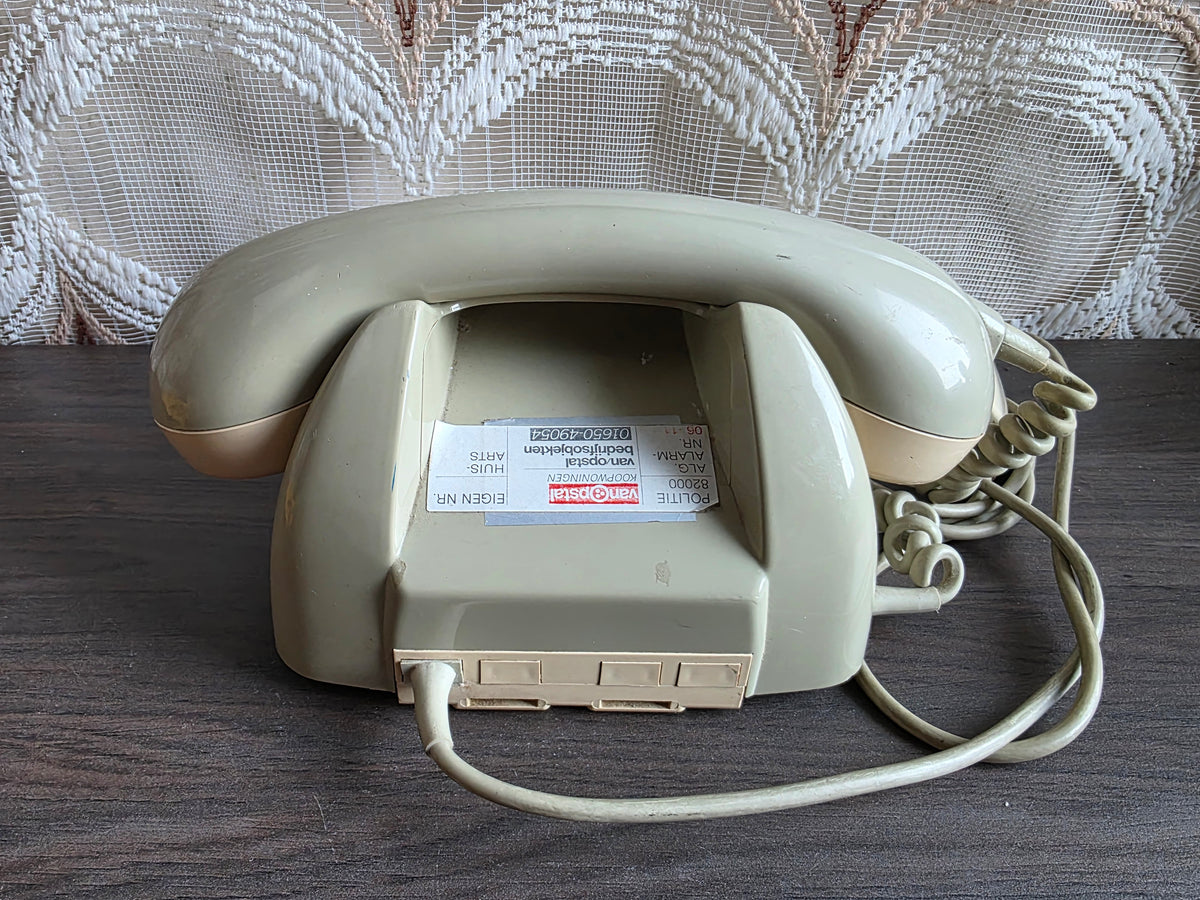 Vintage PTT T65 telefoon grijs – 1976 – decoratief