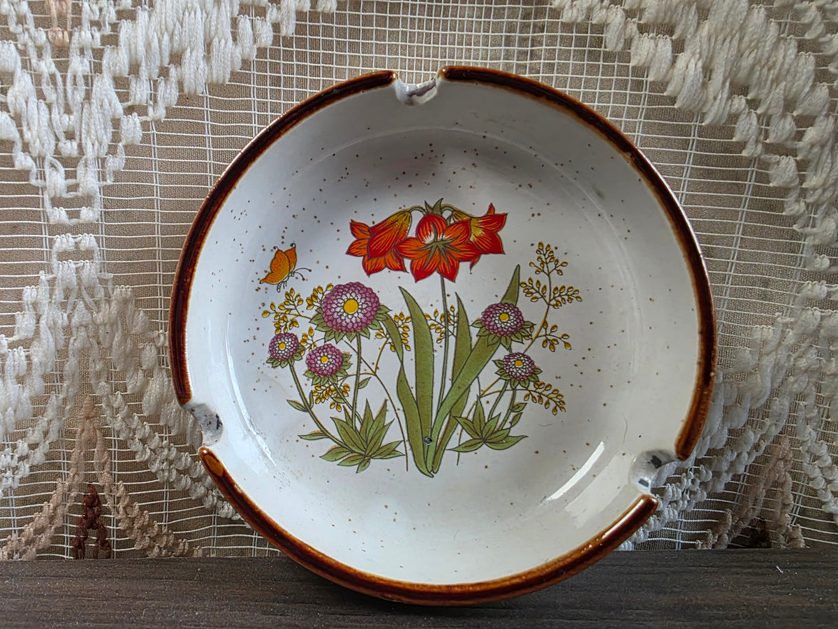 Wildflower kleine asbak met bloemen