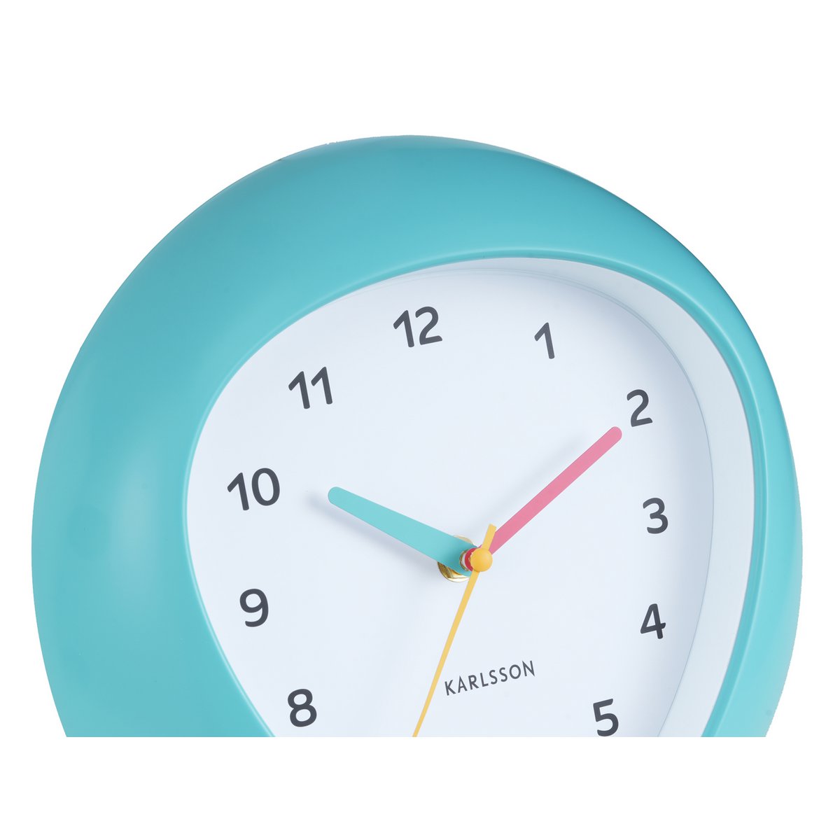 Retro wandklok Funky Vibes blauw