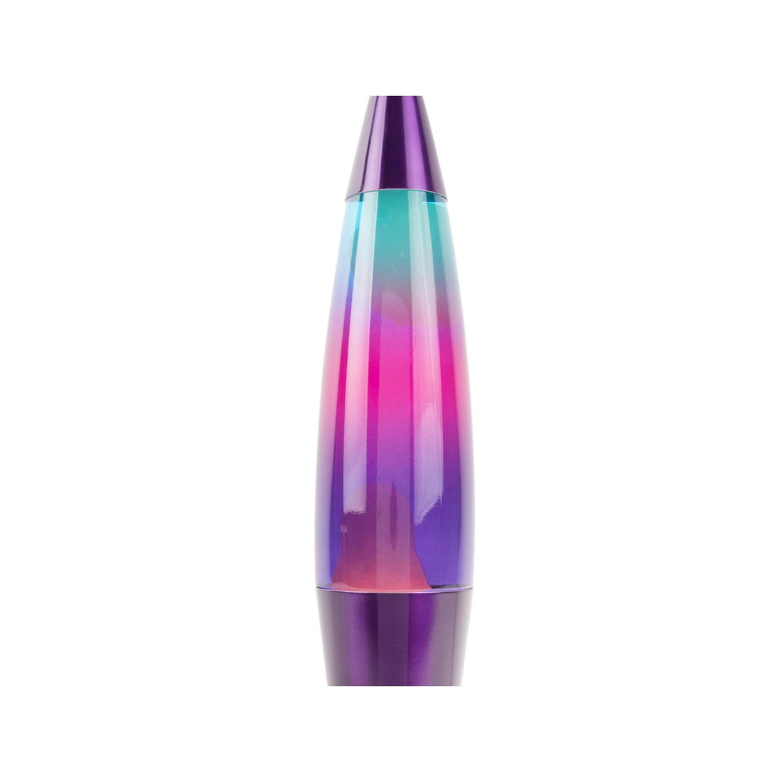 Retro lavalamp Rainbow Rocket – glazen tafellamp Leitmotiv