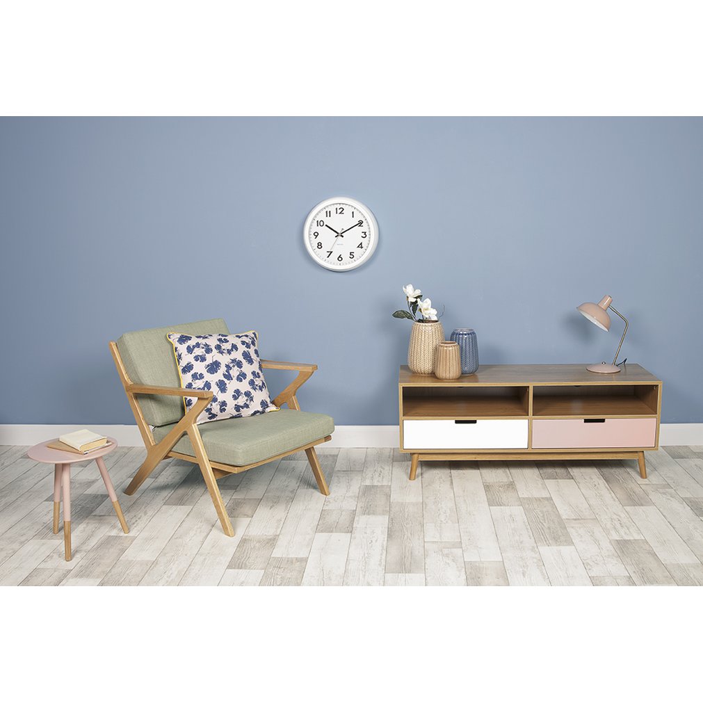 Retro tafellamp Leitmotiv Hood – roze ijzer