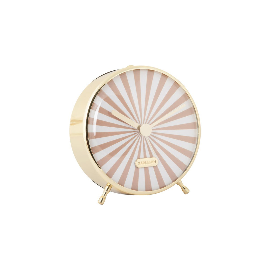Retro wekker Karlsson Candy Swirl Beige