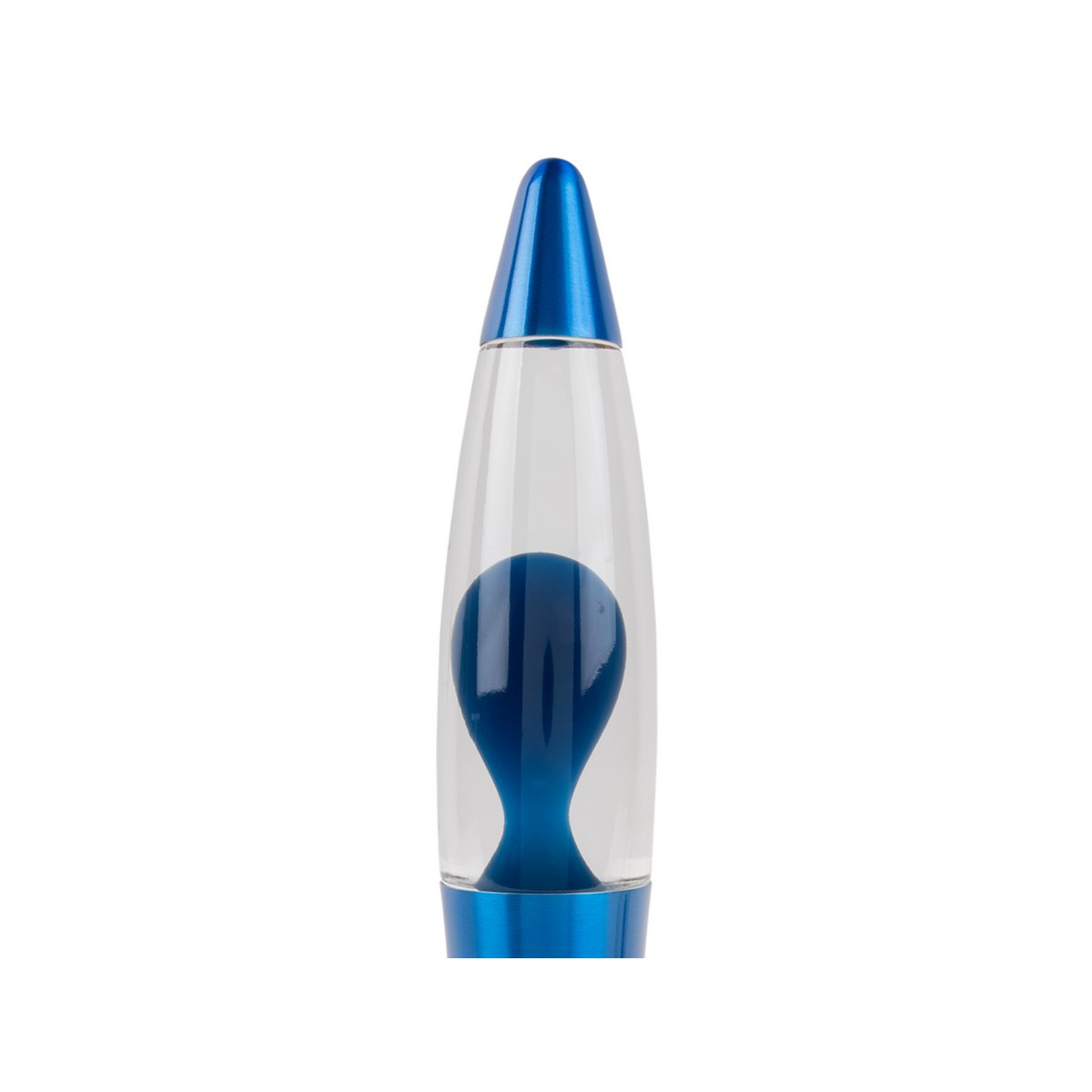 Retro lavalamp Funky Rocket –  blauwe tafellamp Leitmotiv