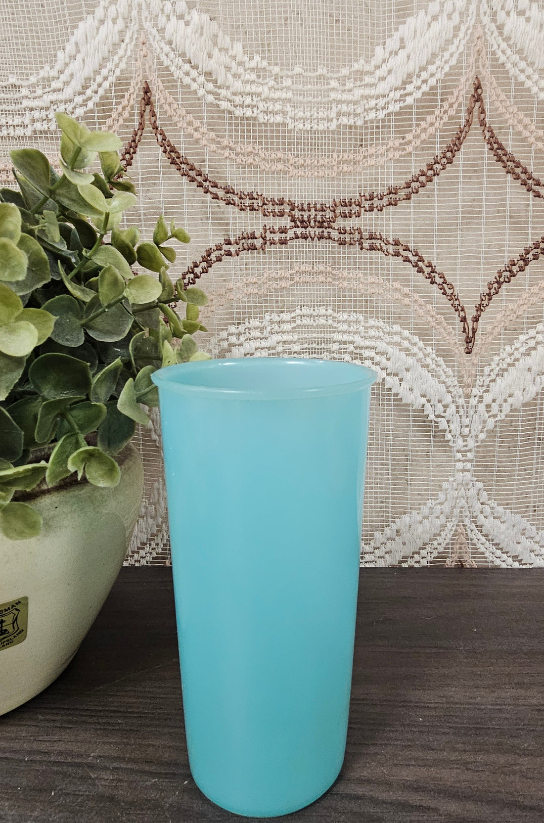 Tupperware beker pastel blauw