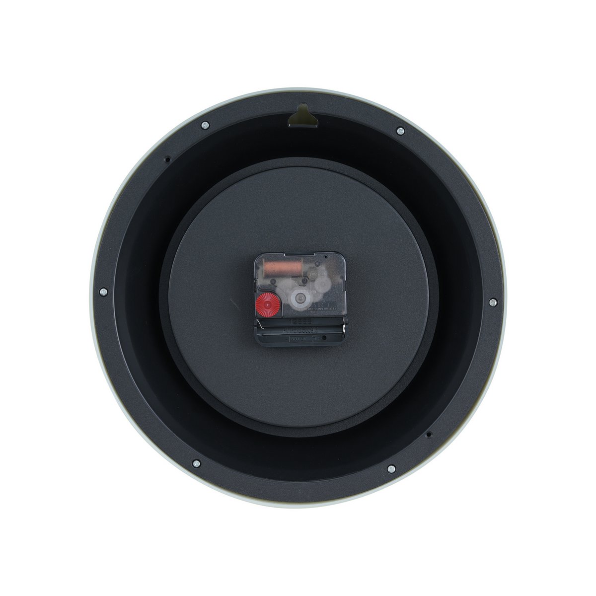 Karlsson wandklok rib – groen retro design (25 cm)