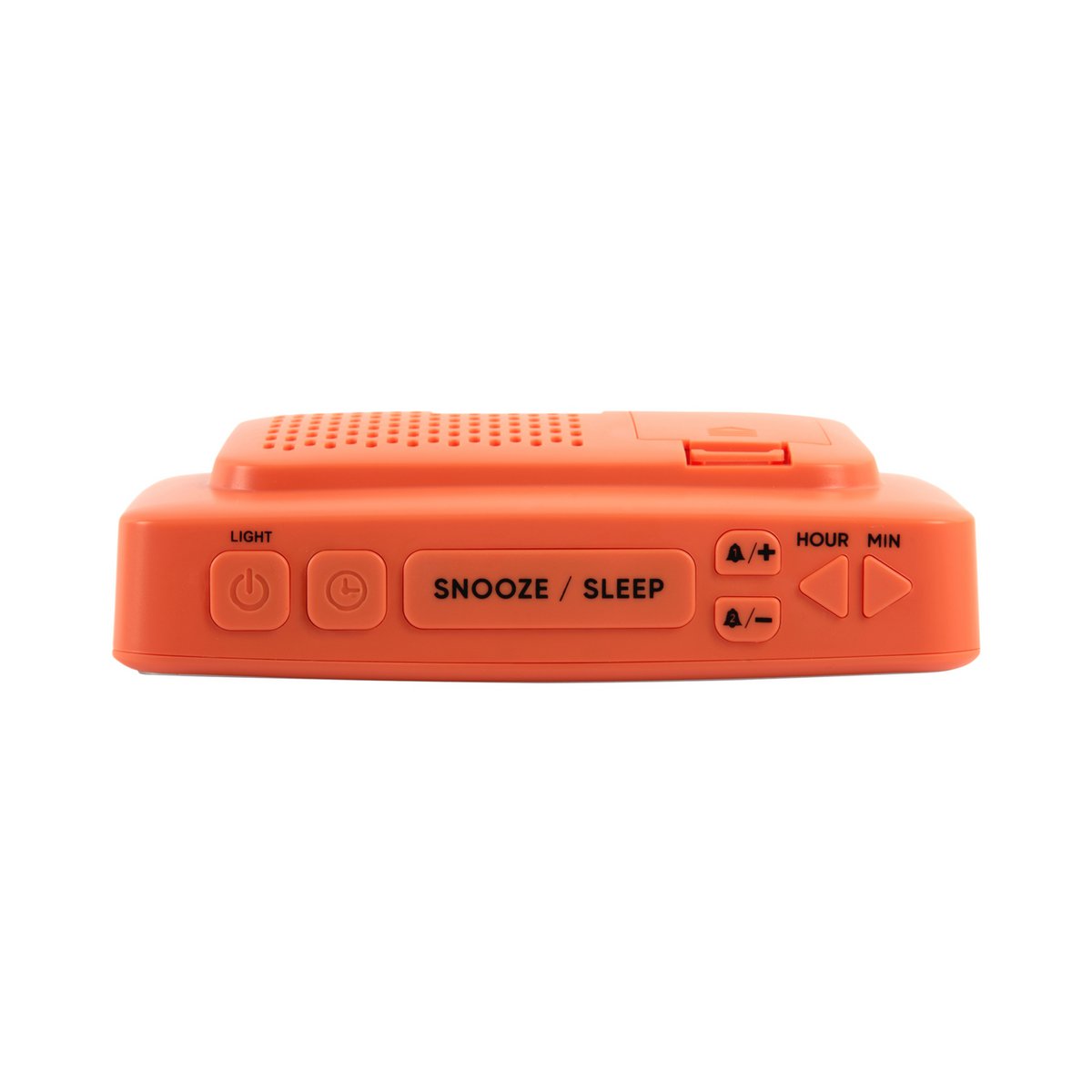 Retro wekker Karlsson oranje – met groot display