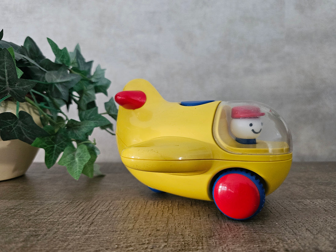 Vintage Ambi toys speelgoed vliegtuig