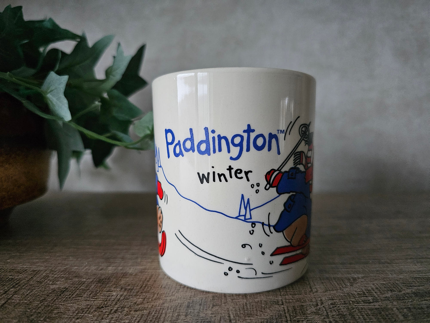 Douwe Egberts Paddington beer 4 seizoenen mok beker WINTER