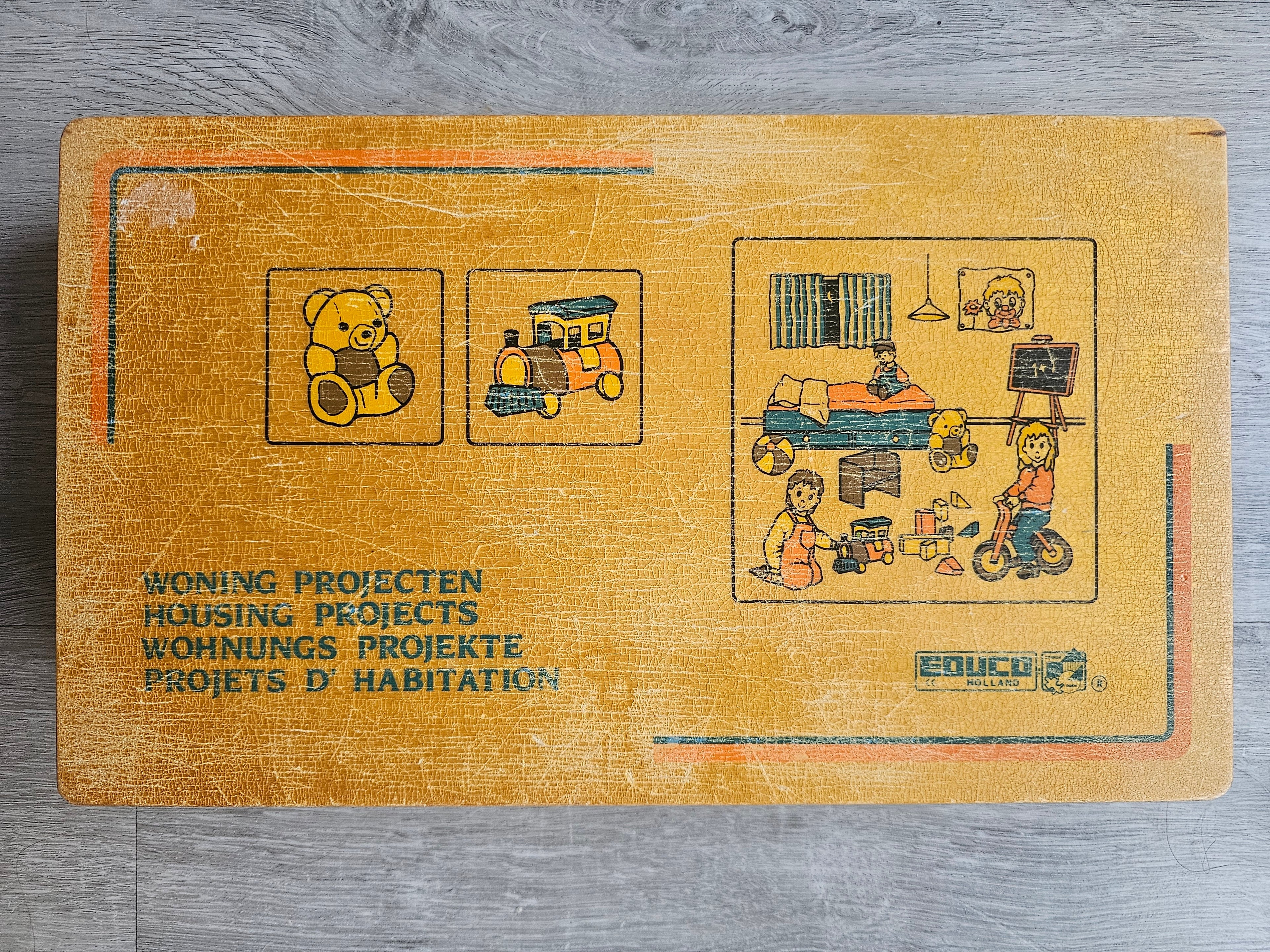 Educo Woning Projecten educatief spelmateriaal in houten kist