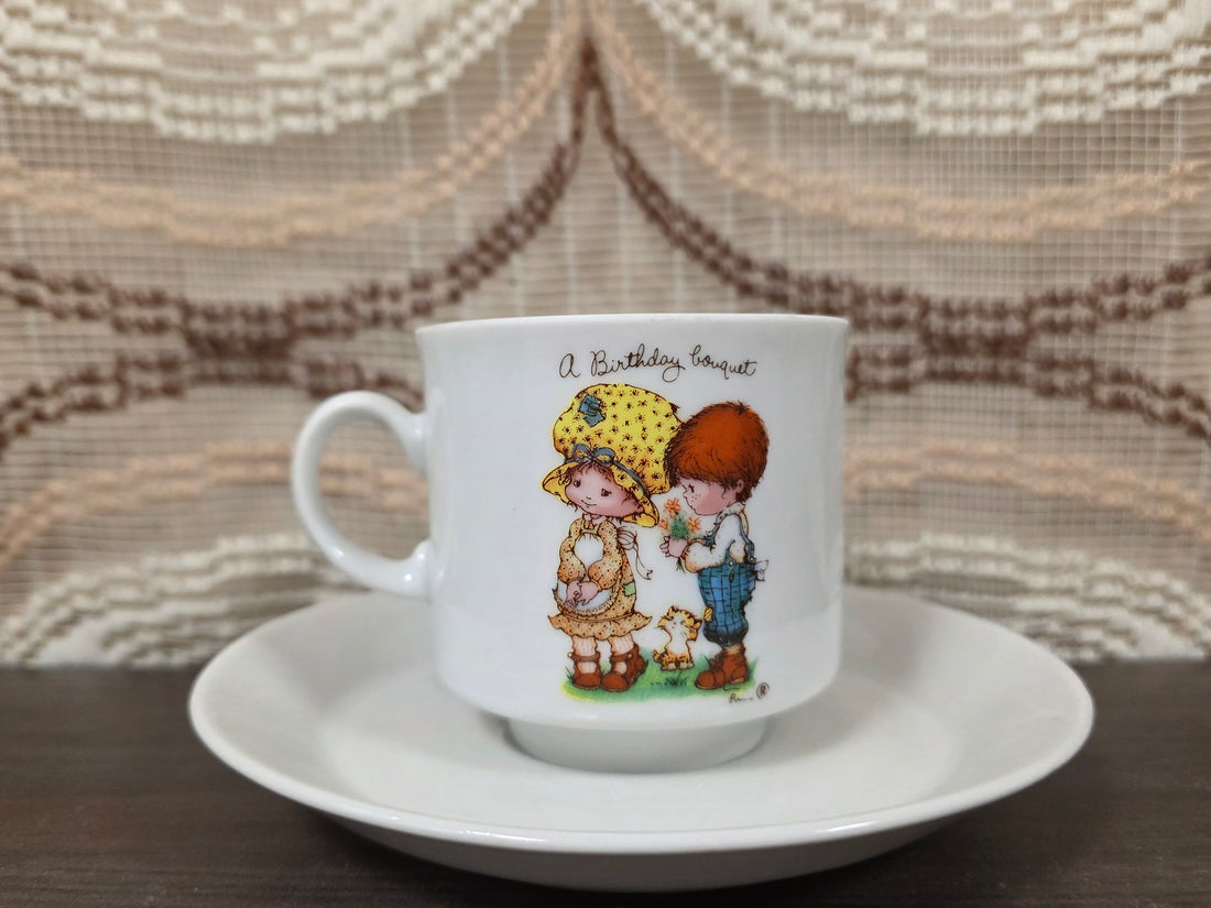 Eversberg kop en schotel Birthday Bouquet Sarah Kay stijl