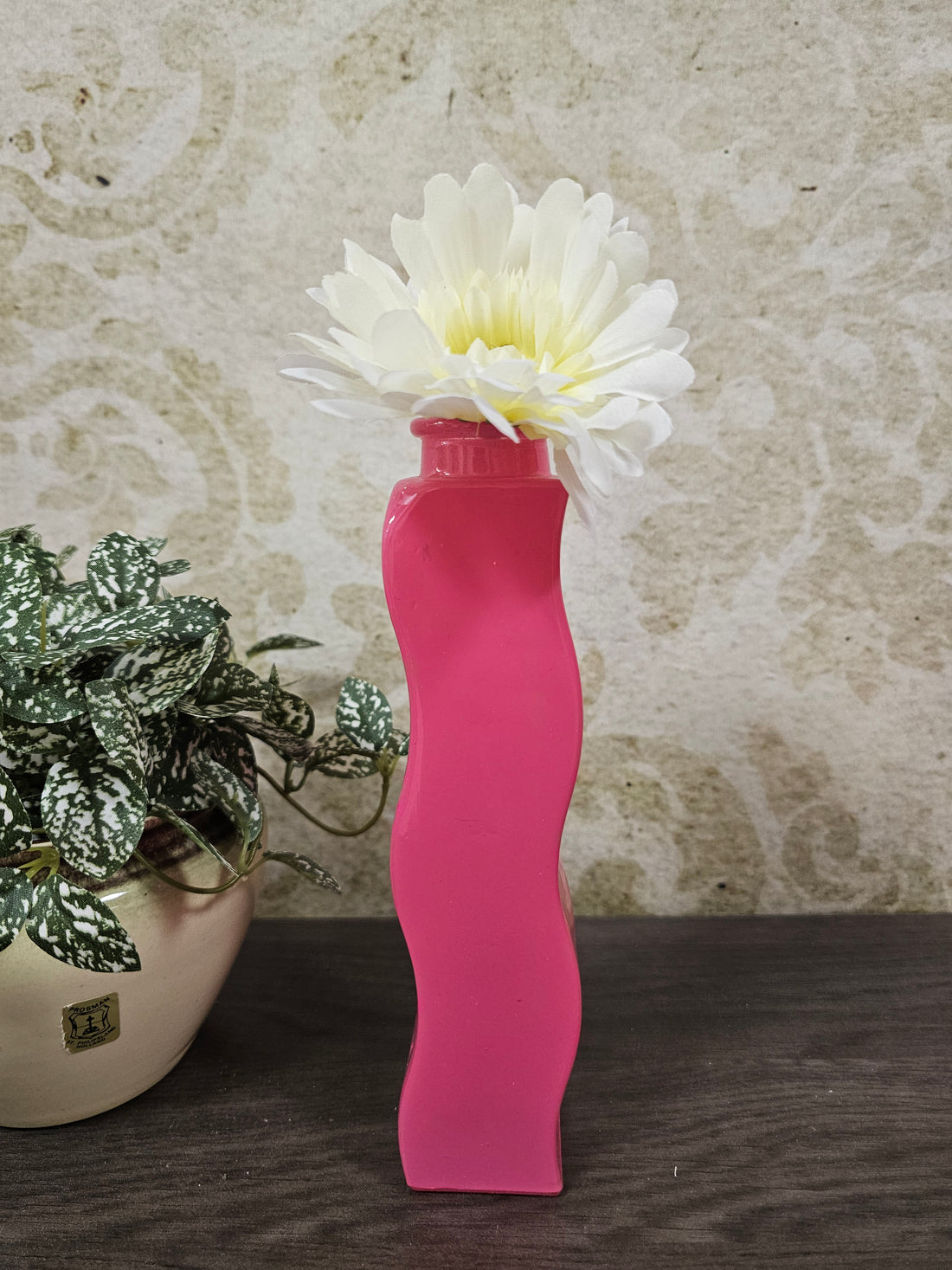 Ikea Skämt roze vaasje