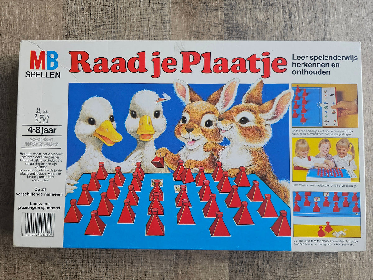Raad je plaatje eend en konijn
