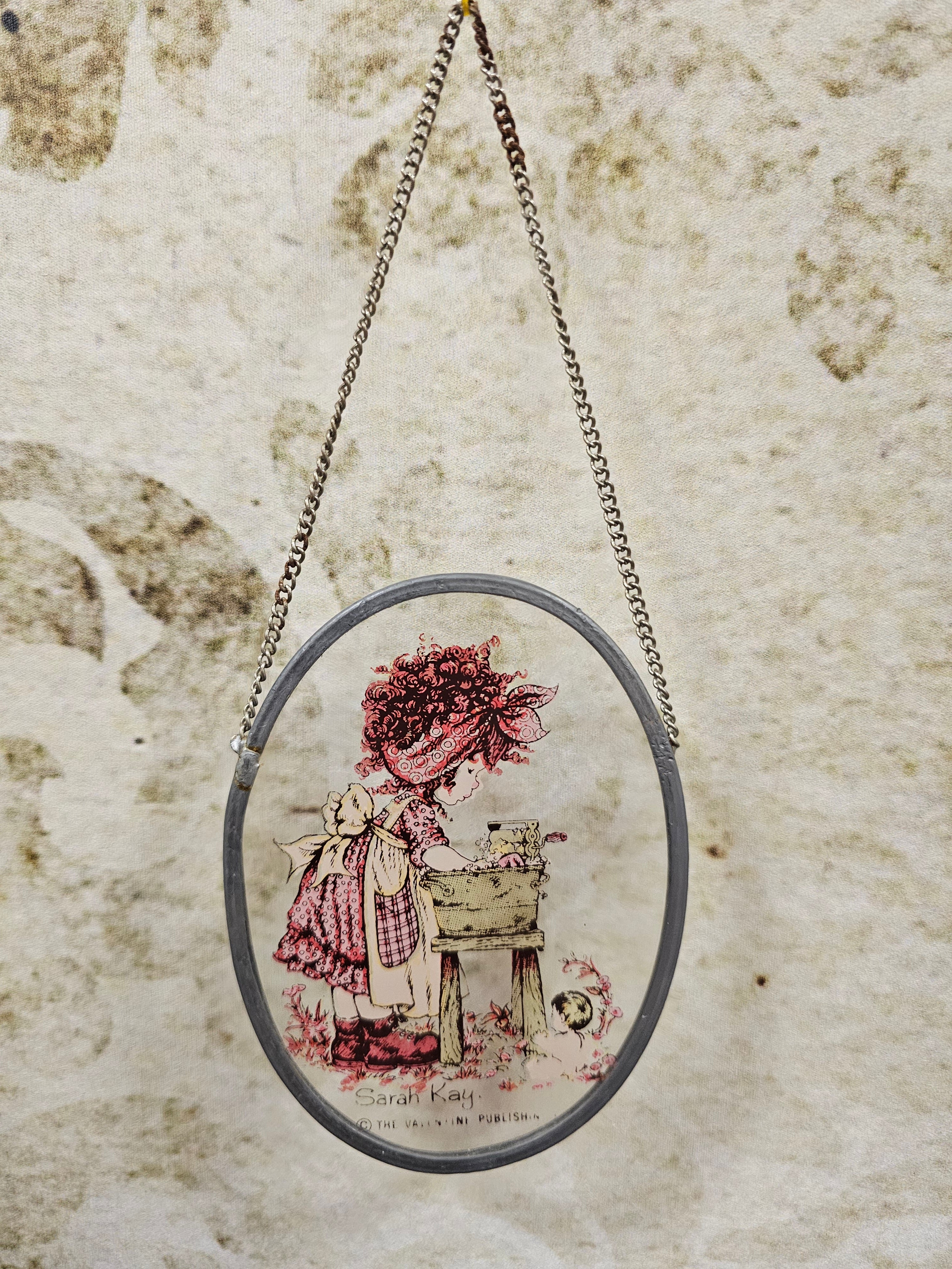 Vintage Sarah Kay raamhanger ovaal