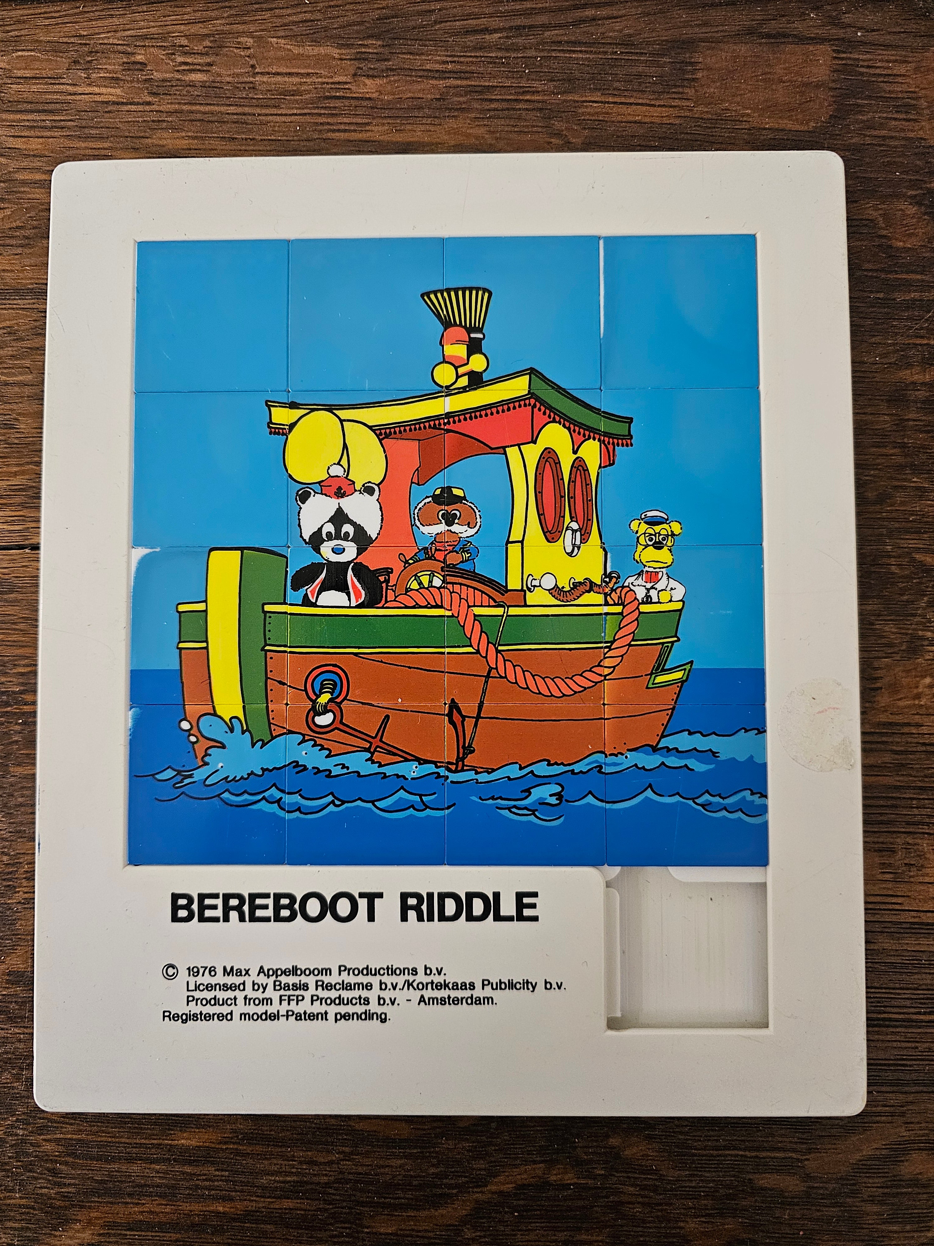 Vintage Bereboot schuifpuzzel (1976)