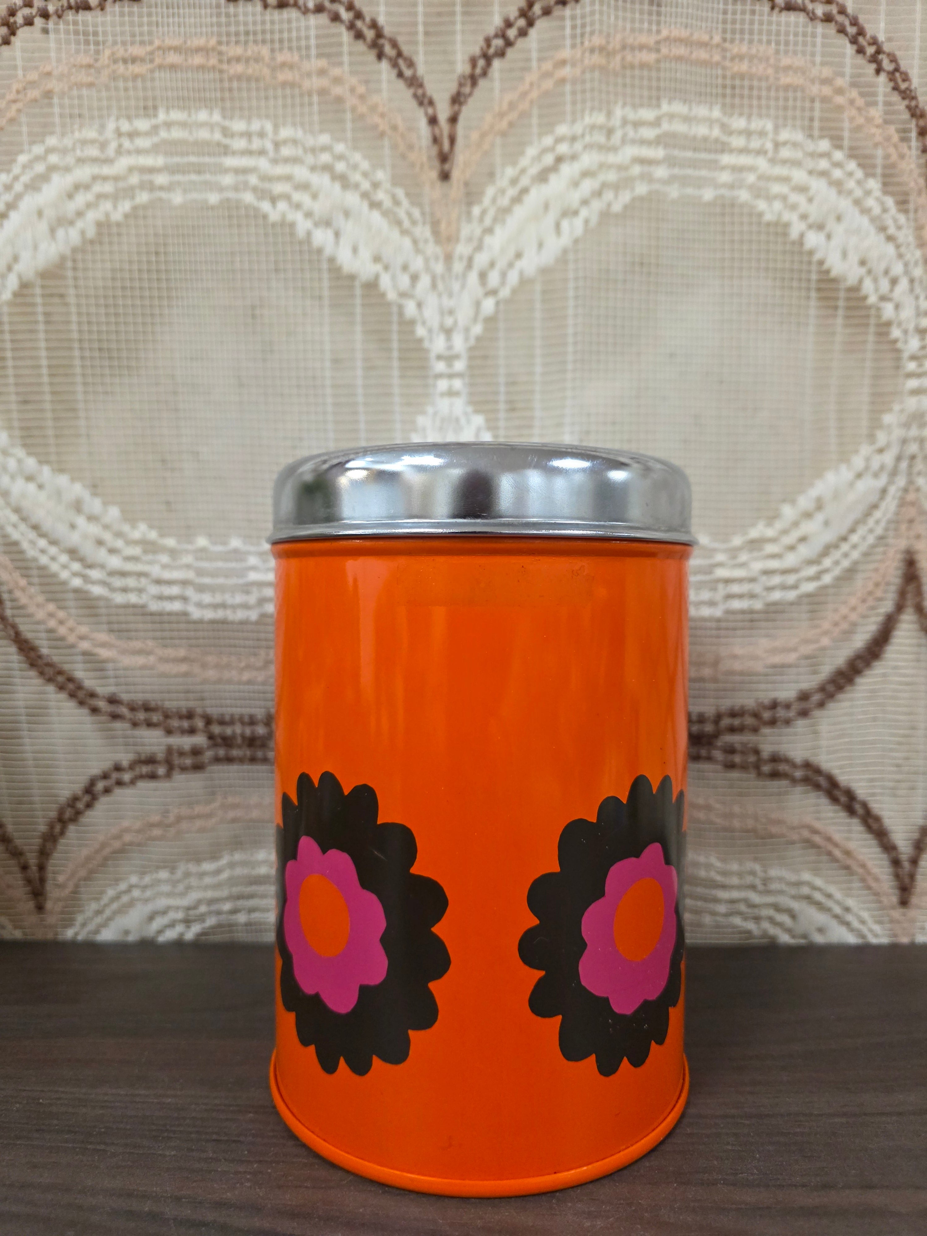 Vintage Brabantia Patrice blik van 16 cm hoog