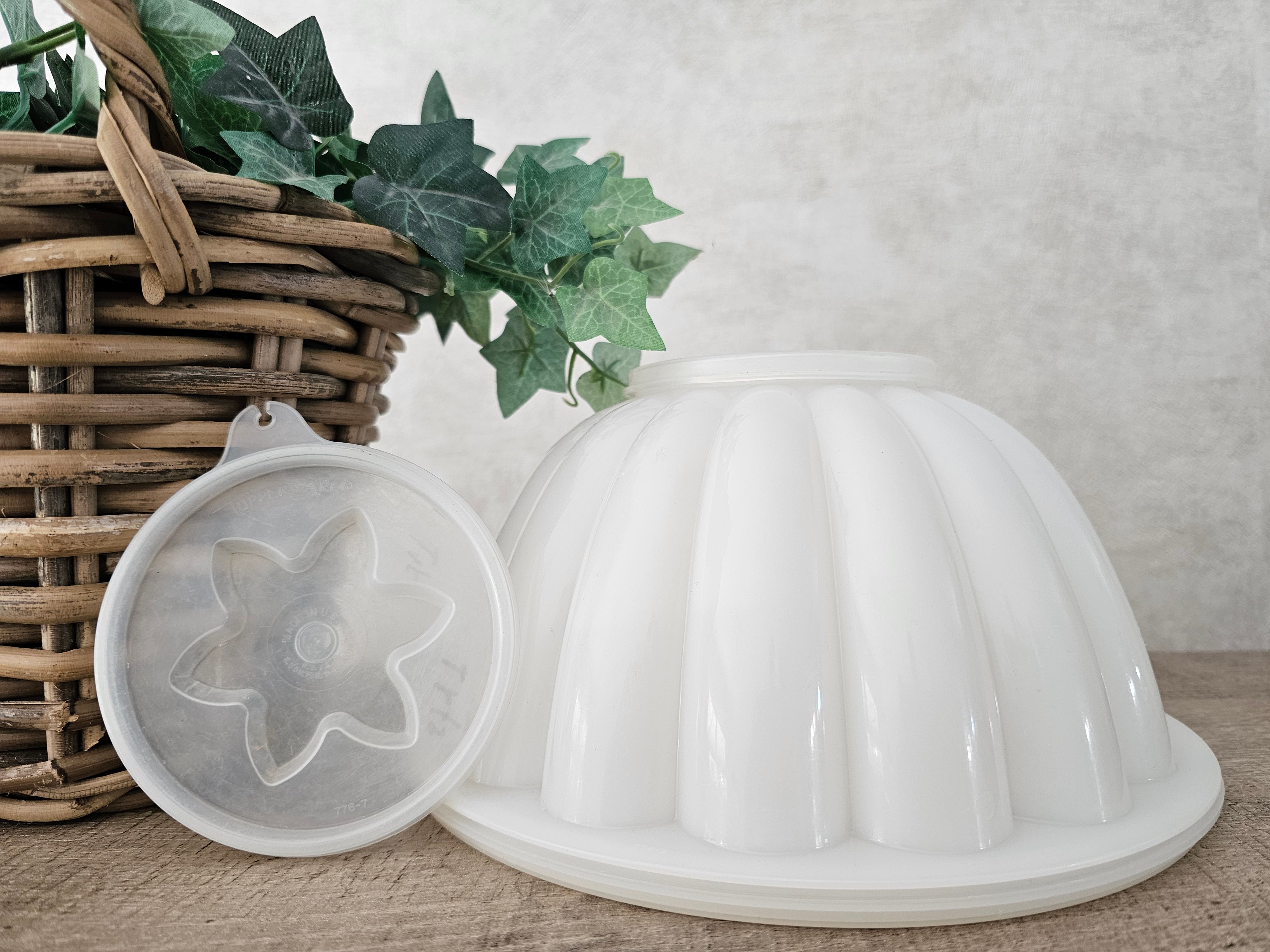 Vintage tupperware puddingvorm 24cm