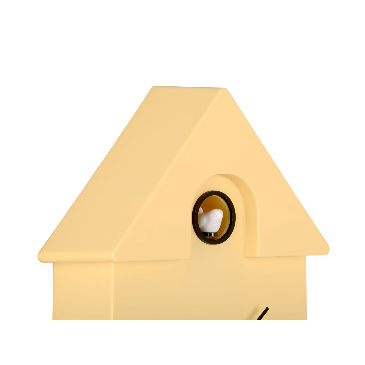 Karlsson retro wandklok Koekoek geel