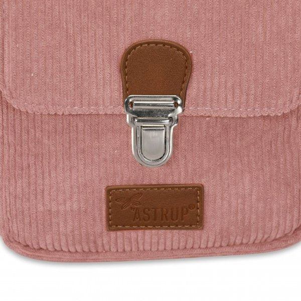 Retro cross body tas roze blush
