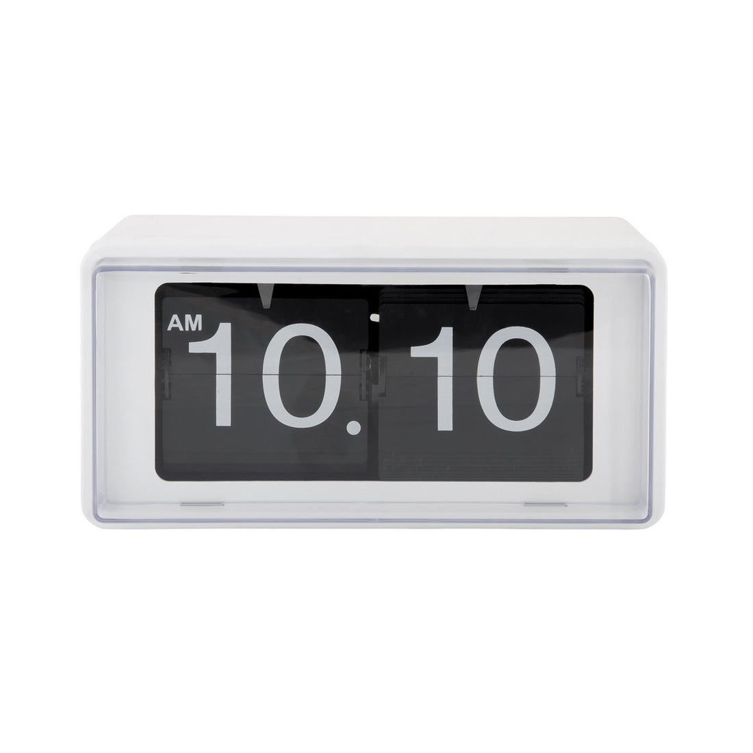 Retro witte flipklok Karlsson boxed