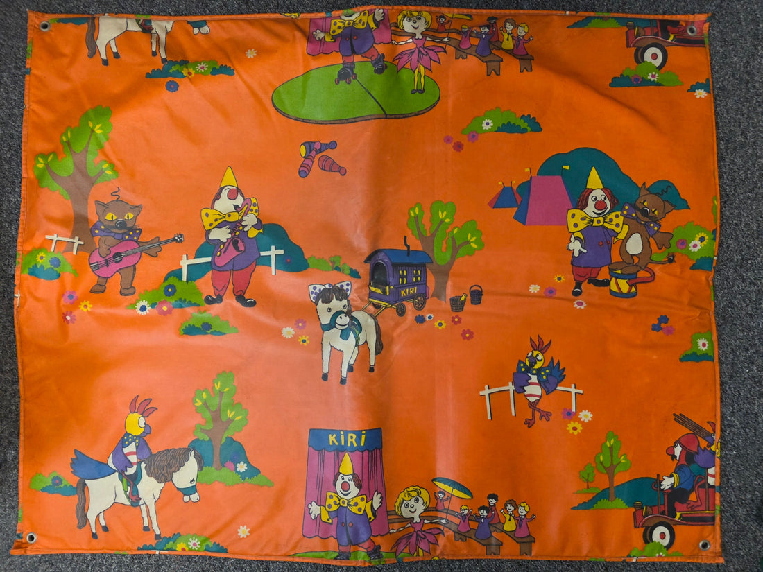 Baby-Dream Kiri boxkleed oranje vintage