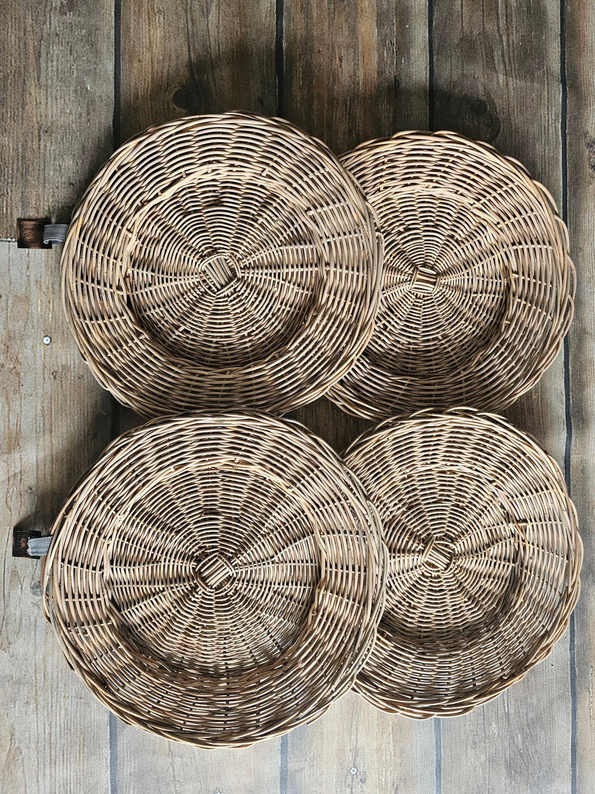 Rieten onderzetters 30 cm