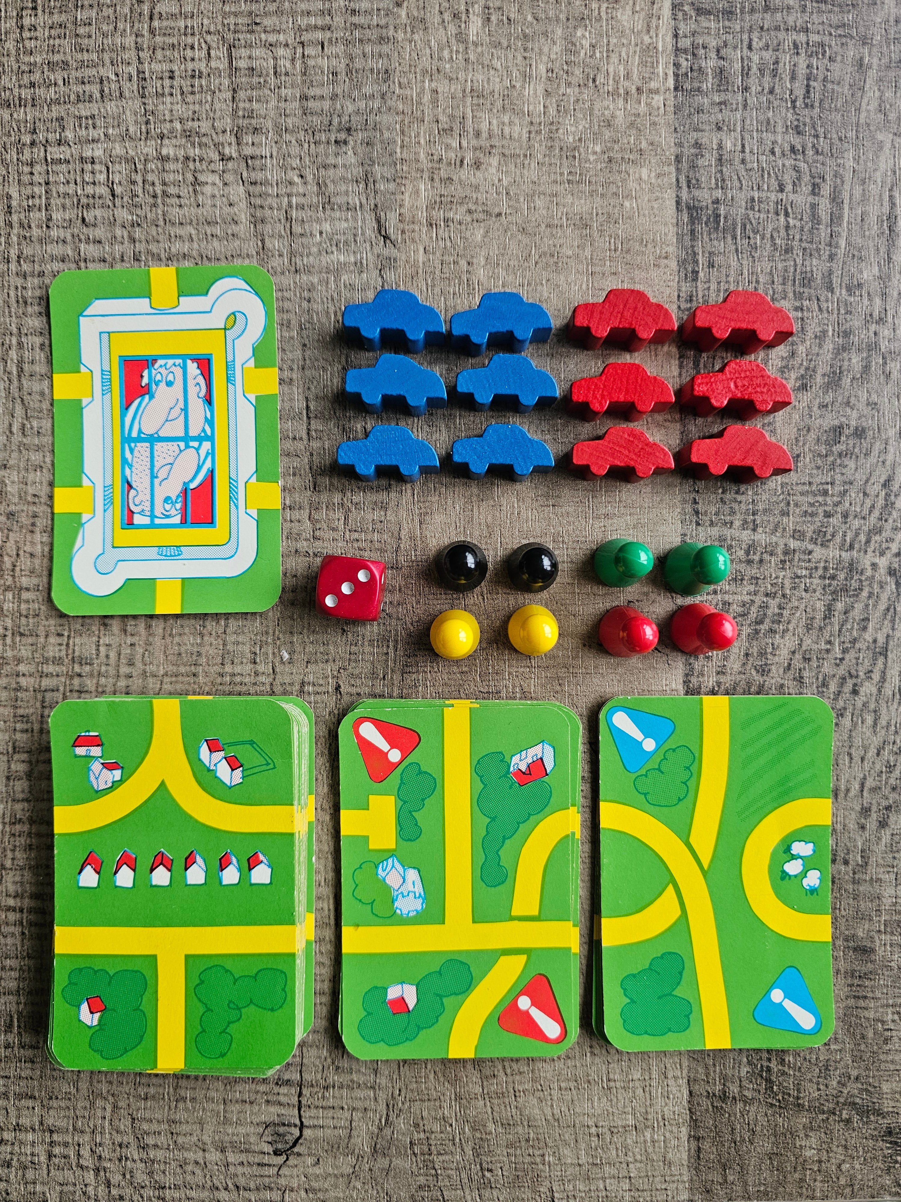 Vluchtweg kaartspel vintage Jumbo 1982 tactisch spel