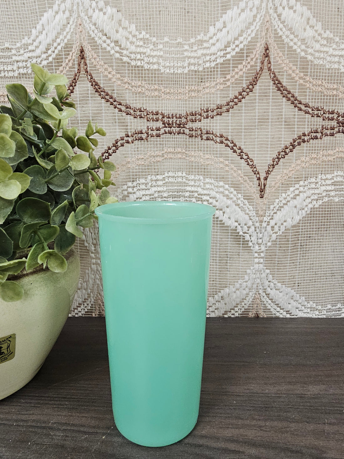 Tupperware beker pastel groen