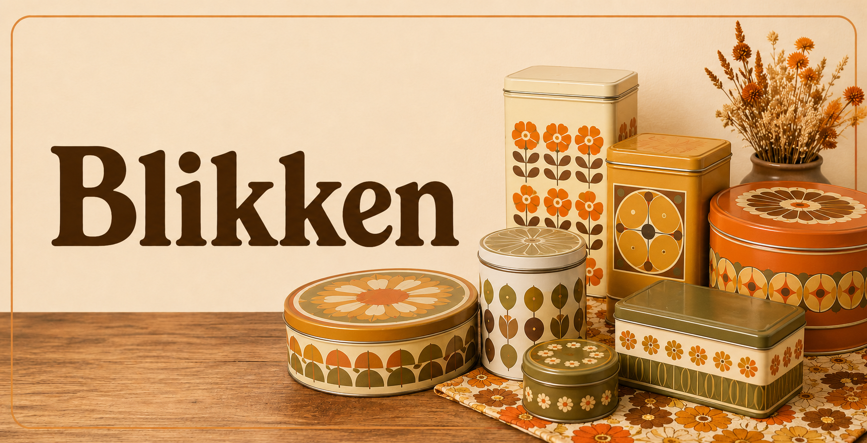 vintage blik Ot en Sien