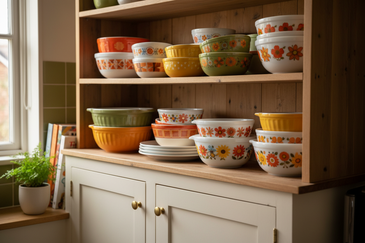 vintage schalen en (soep) kommen