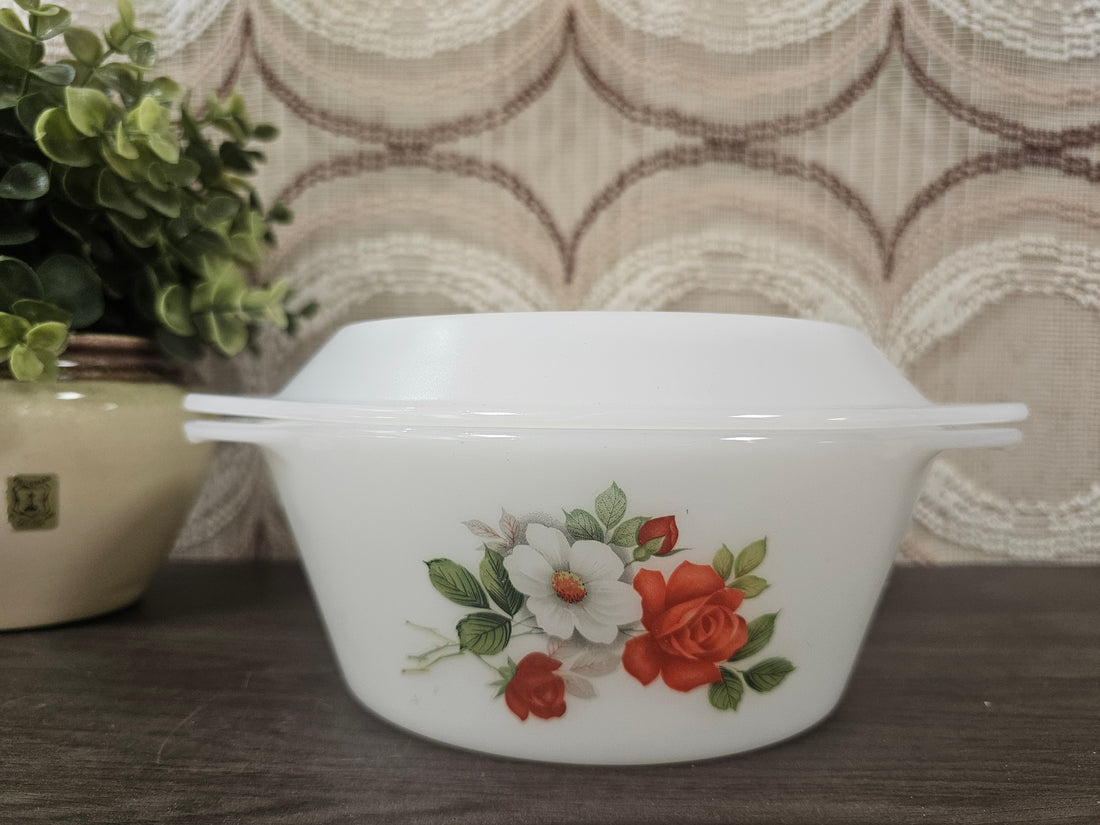 Arcopal France ovenschaal wilde rozen