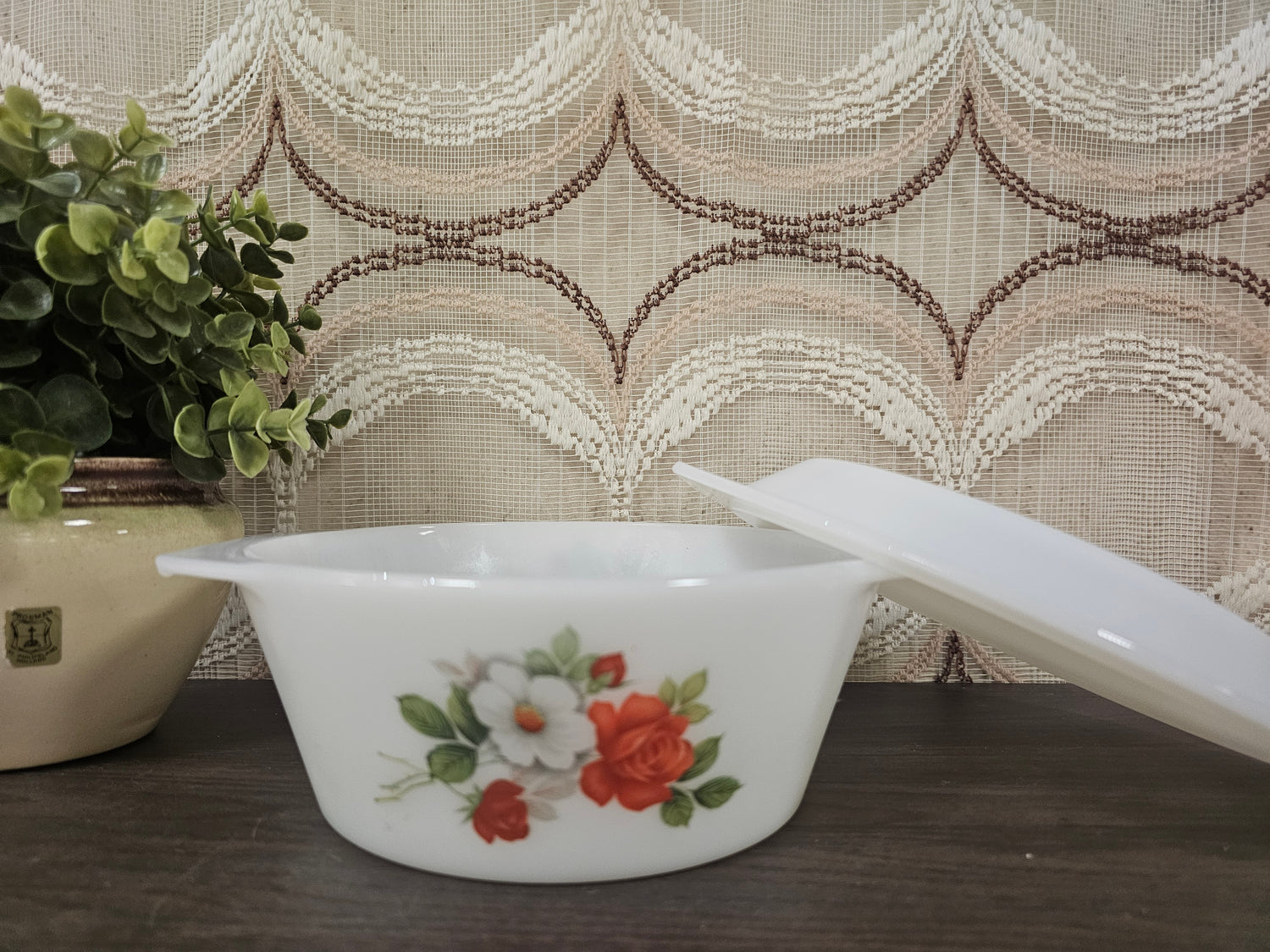 Arcopal France ovenschaal wilde rozen