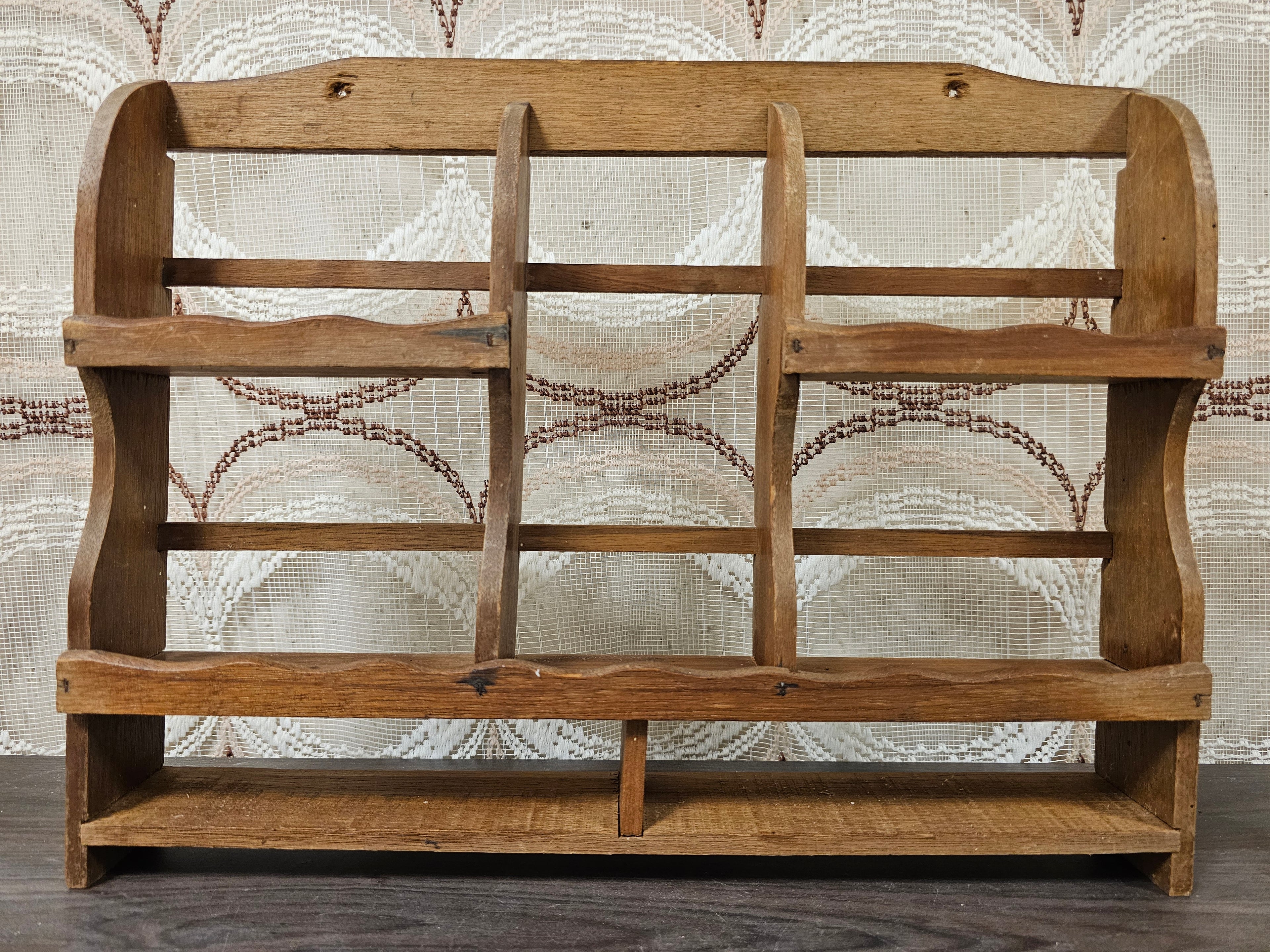 Houten kruidenrek keuken wandrek