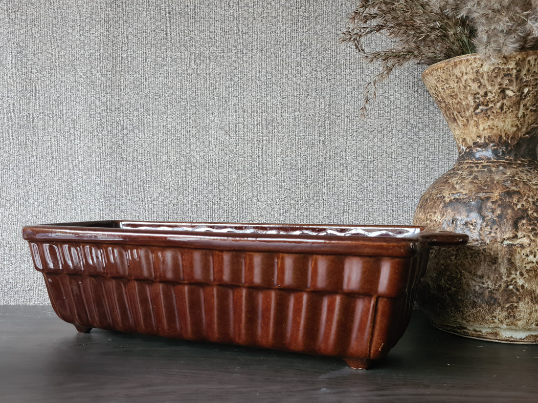 West Germany keramiek cakeschaal