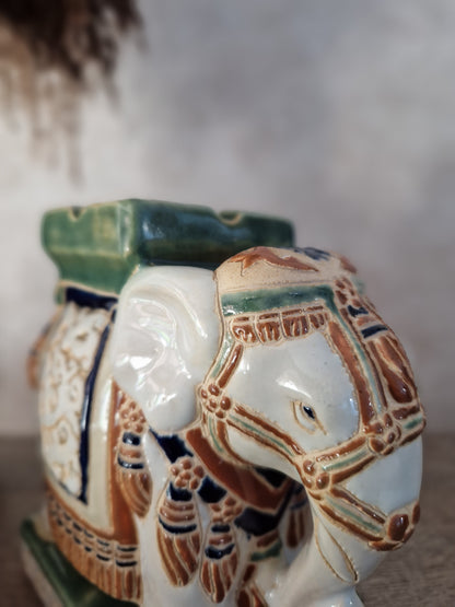 Vintage keramiek olifant