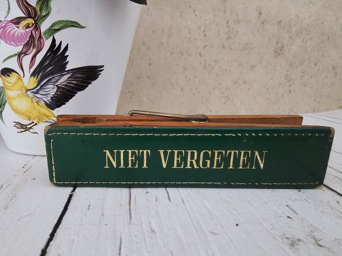 Houten memo knijper bureau knijper