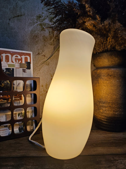 Ikea Mylonit witte glazen lamp 30 cm