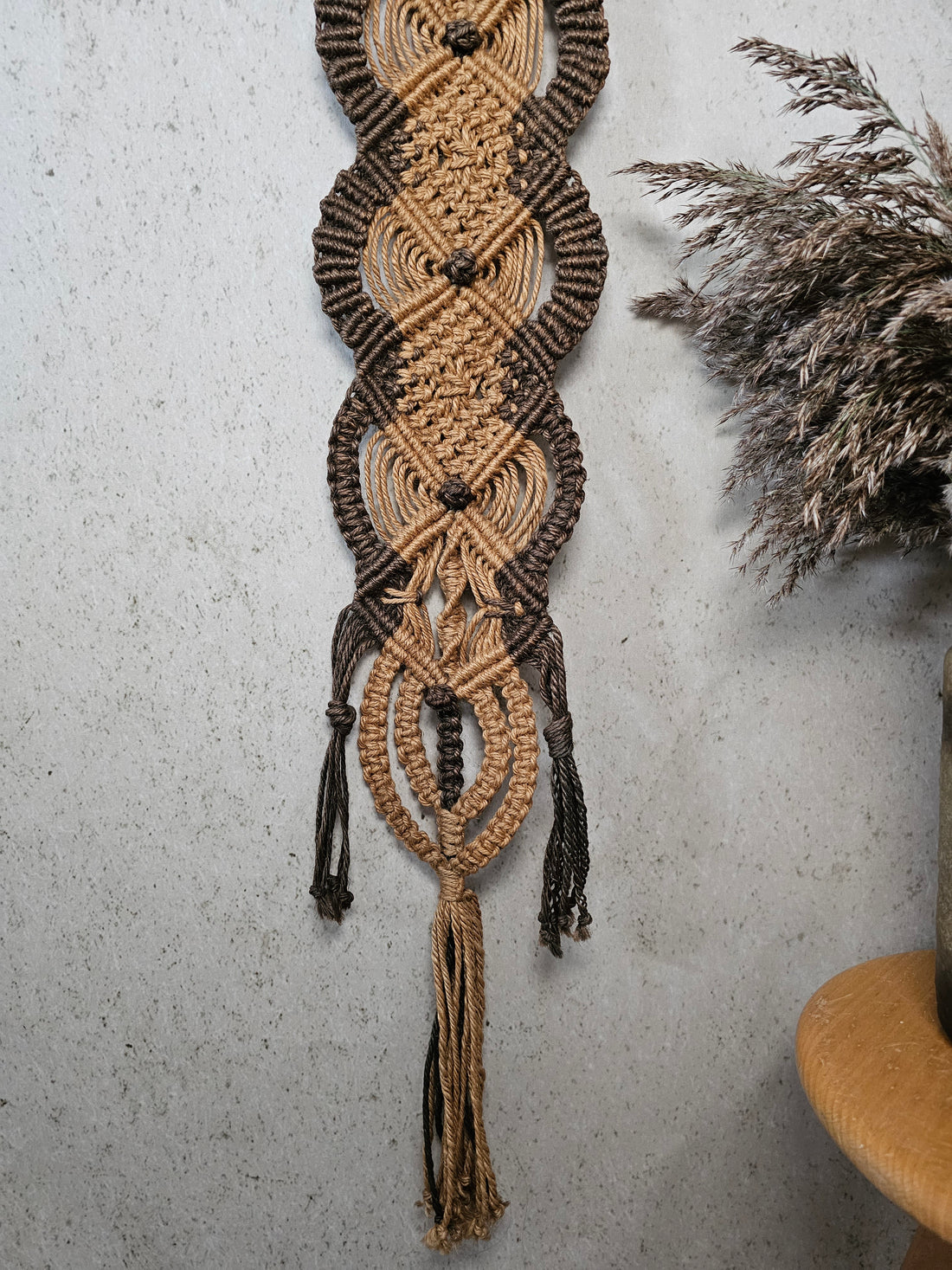 Macrame vintage wanddecoratie