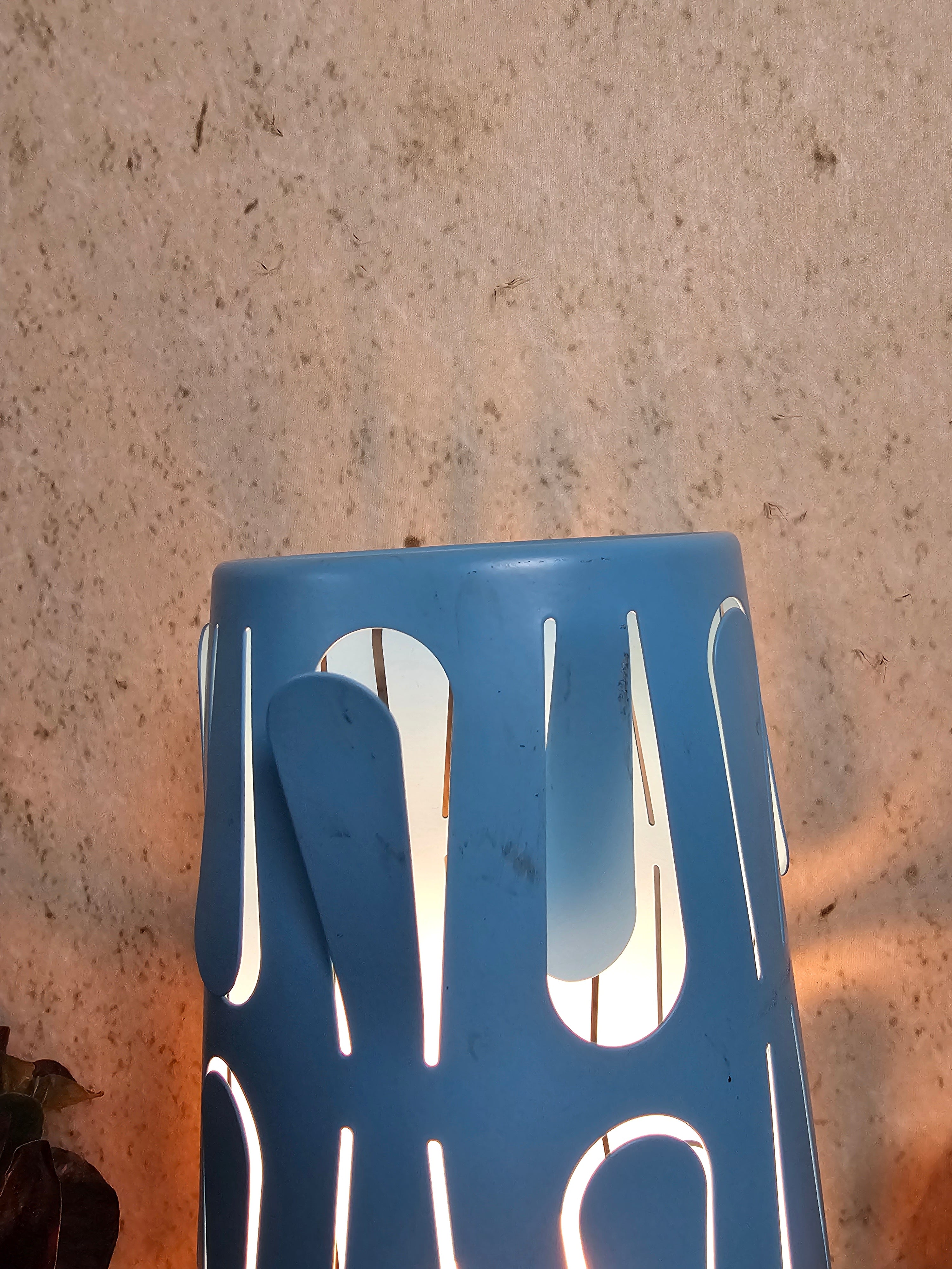 IKEA blauwe lamp Kajuta