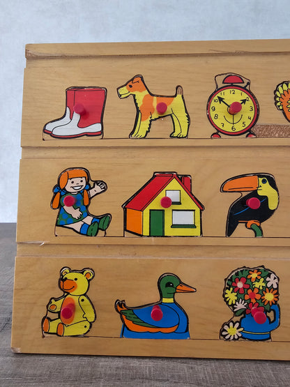 Simplex houten vintage puzzel