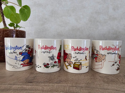 Douwe Egberts Paddington beer 4 seizoenen mokken bekers